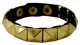 Golden Wristband Pyramid Studs