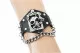 Wristband Skull and Roses