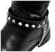 Leather Bootstrap - Pointed studs
