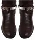 Leather Bootstrap - Flat Studs