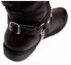 Leather Bootstrap - Flat Studs