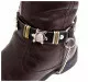 Leather Bootstrap - Sun Studs