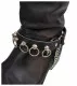 Leather Bootstrap - Ring Studs