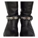 Leather Bootstrap - Star Studs