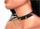 Killer Studs 3.5 cm & 2.5 cm Leather Choker