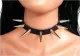 Conenieten 3 cm & 4,5 cm Leder Choker