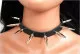 Killer Studs 3.5 cm Leather Choker
