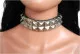 Pyramid Studs 2-row Leather Choker