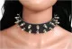 Killer Studs 2-row Leather Choker
