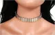Plattennieten Leder Choker
