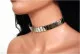Plattennieten Leder Choker