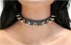 Killer Studs & Ring Leather Choker