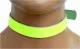 Neon Yellow Leather Choker