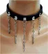 Chain Faux Leather Choker