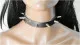 Rivets Leather Choker