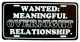 Wanted Tin Sign 30cm x 15cm
