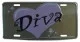 Diva Tin Sign 30cm x 15cm