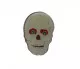 Pin Badge Skull Biker