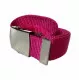 Magenta Canvas Belt