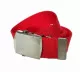 Red Canvas Belt