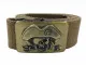 Beige Canvas Belt Skull