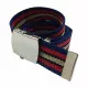 Canvas Belt Blue & Red