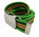 Green & Orange Canvas Belt