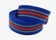 Blue & Red Canvas Belt