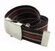 Brown & Beige Canvas Belt