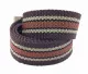 Brown & Beige Canvas Belt