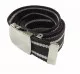 Brown & White Canvas Belt