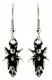 Skull Spider Drop Earrings