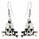 Skull Drop Earrings