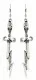 Earrings Curvy Sword