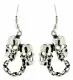 Earrings Chain Skull