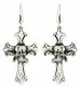 Ohrringe Kreuz Totenkopf