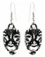 Ohrringe Indianer Maske