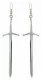 Drop Earrings Longsword