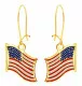 Ohrringe Amerika Flagge