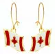Earrings Canada Flag
