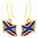 Ohrringe Konföderierten Flagge