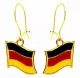 Ohrringe Deutschland Fahne