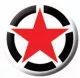 Button Badge Star Circle