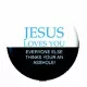 Button Badge Jesus Loves You