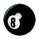 Anstecker 8 Ball
