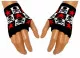 Hand Mittens Red Stars & Skulls