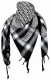 Tactical Shemagh Scarf Black White