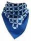Bandana Head Scarf Blue Checker