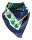 Bandana Head Scarf Blue Chirstmas