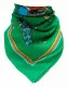 Green Bandana Head Wrap Scarf Birds